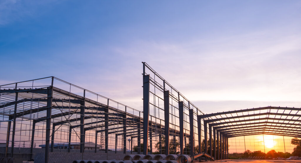 silhouette steel structure of modern industrial fa 2026 01 09 10 49 49 utc